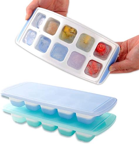 silicone ice trays with lids